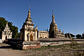 Bagan Myanmar. Temples near the Minochantha Stupa. 